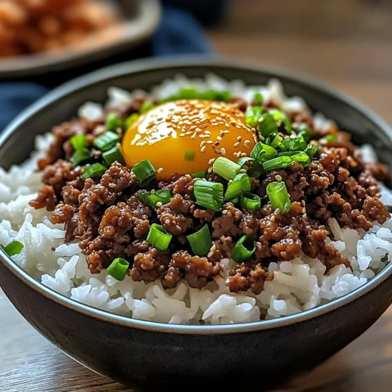 Boeuf Haché Coréen