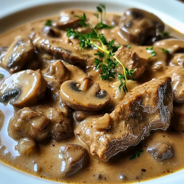 Bœuf Stroganoff au Cookeo