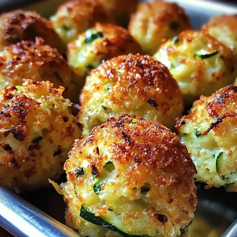 Boulettes de Courgettes au Four