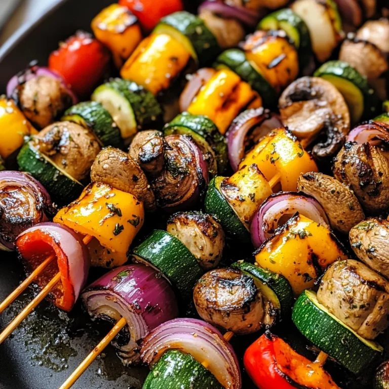 Brochettes de Légumes Grillés