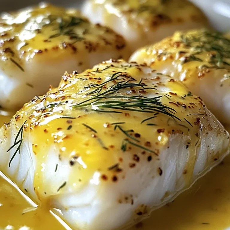 Cabillaud au Four à la Moutarde et Crème Citronnée : Un Plat Léger et Savoureux