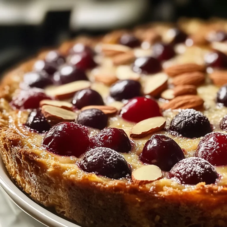 Clafoutis aux cerises et amandes : un dessert fondant au cœur de l'été