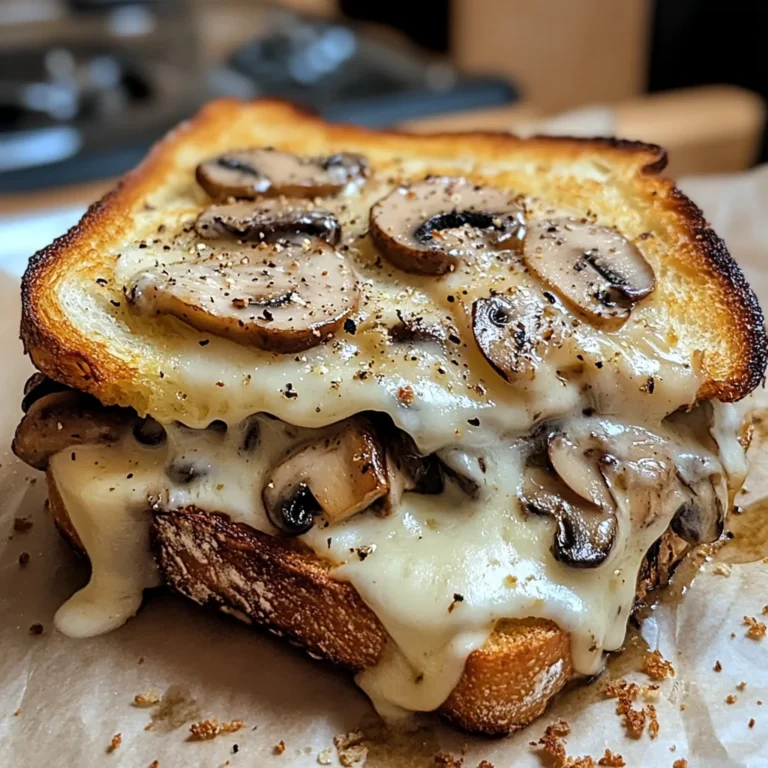 Croque-Monsieur Gourmand aux Champignons