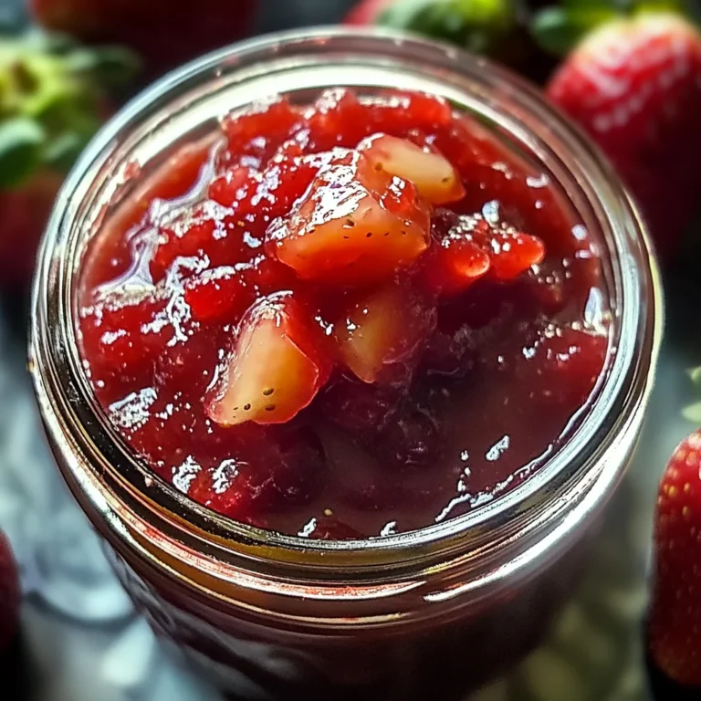Fraise Rhubarbe Confiture