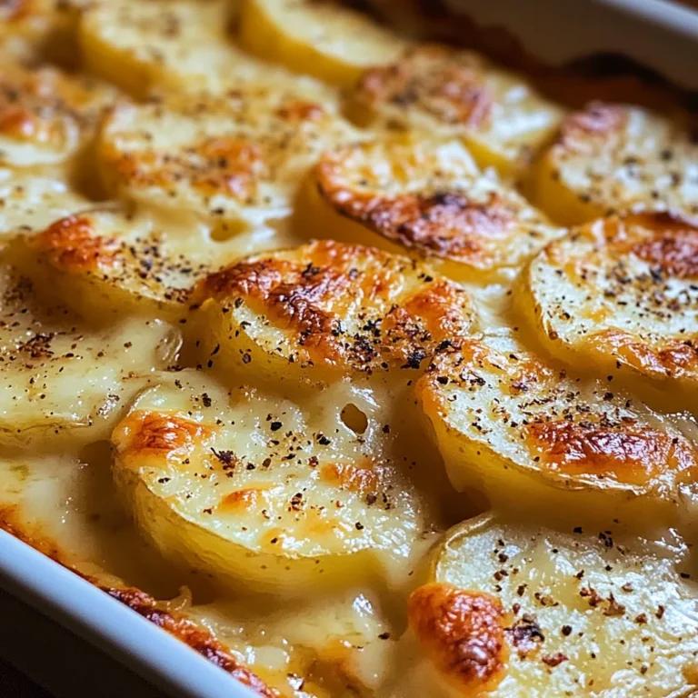 Gratin de pommes de terre crémeux