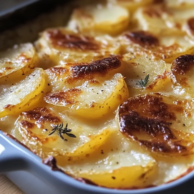 Gratin fondant de pommes de terre