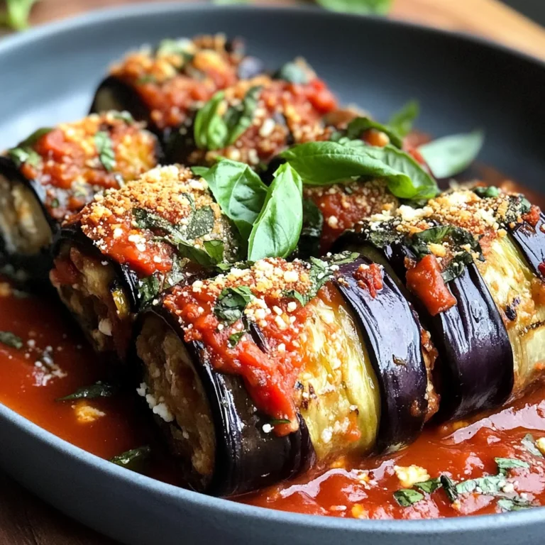 Involtini d'aubergines à la ricotta