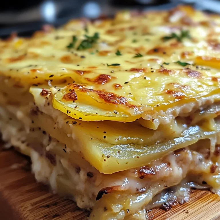 Lasagnes de Pommes de Terre Gourmandes