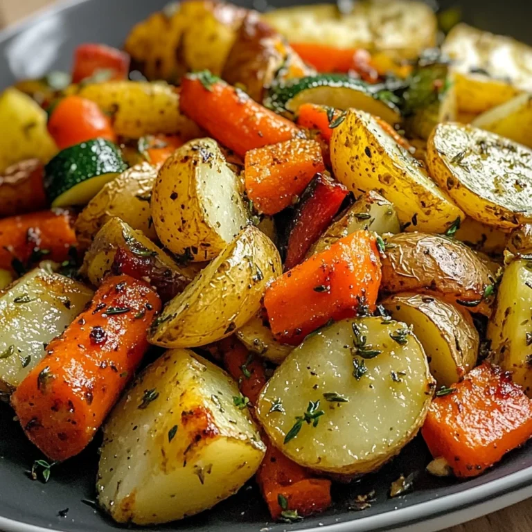 Légumes Rôtis à l'Ail et aux Herbes