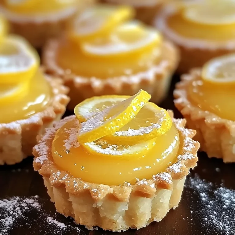 Mini tartelettes citron maison
