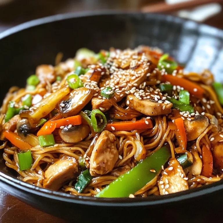 Nouilles sautées asiatiques rapides