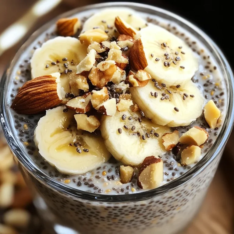 Pudding chia banane healthy