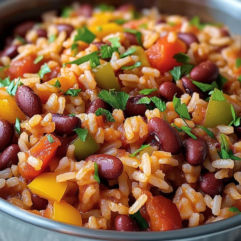 Riz Cajun aux Haricots Rouges