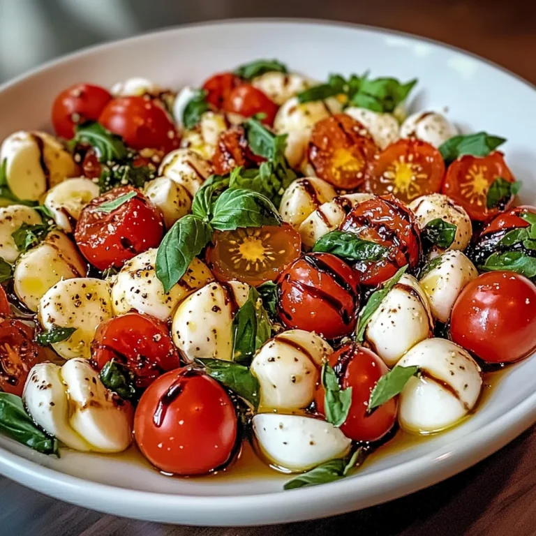 Salade Caprese Crémeuse