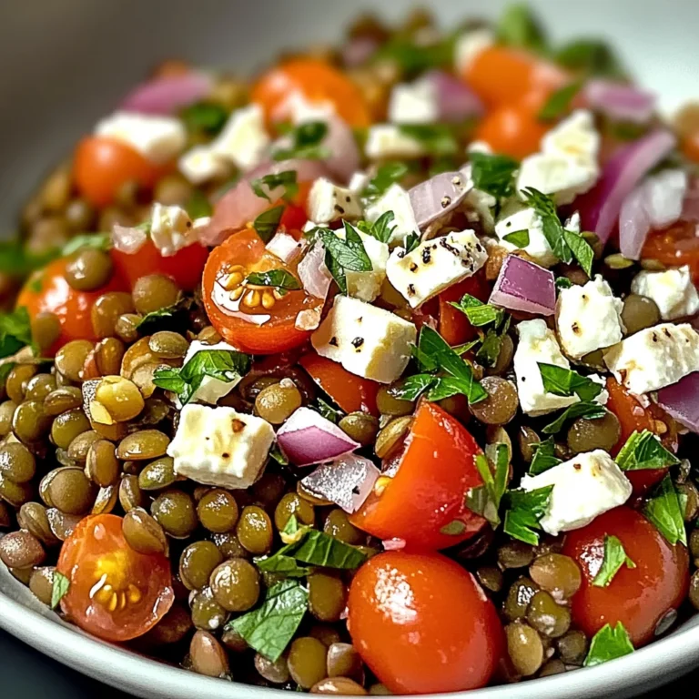 Salade Croquante de Lentilles & Feta