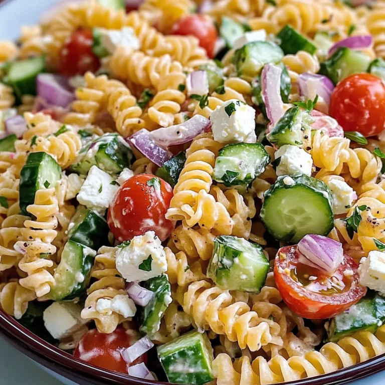 Salade de pâtes méditerranéenne