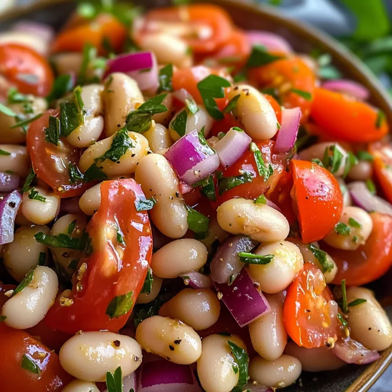 Salade turque haricots blancs