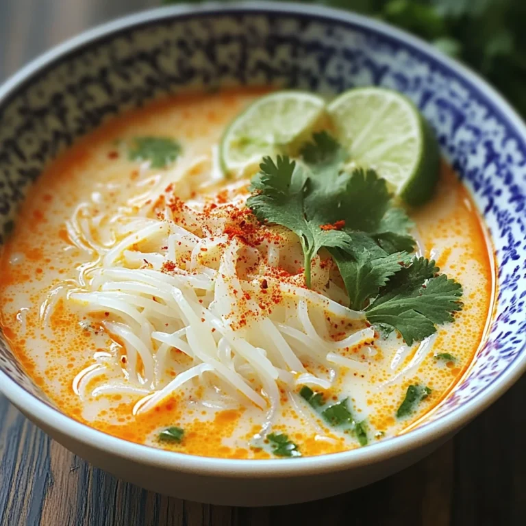Soupe thaïe légère et parfumée