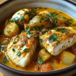 Tajine de lotte au safran