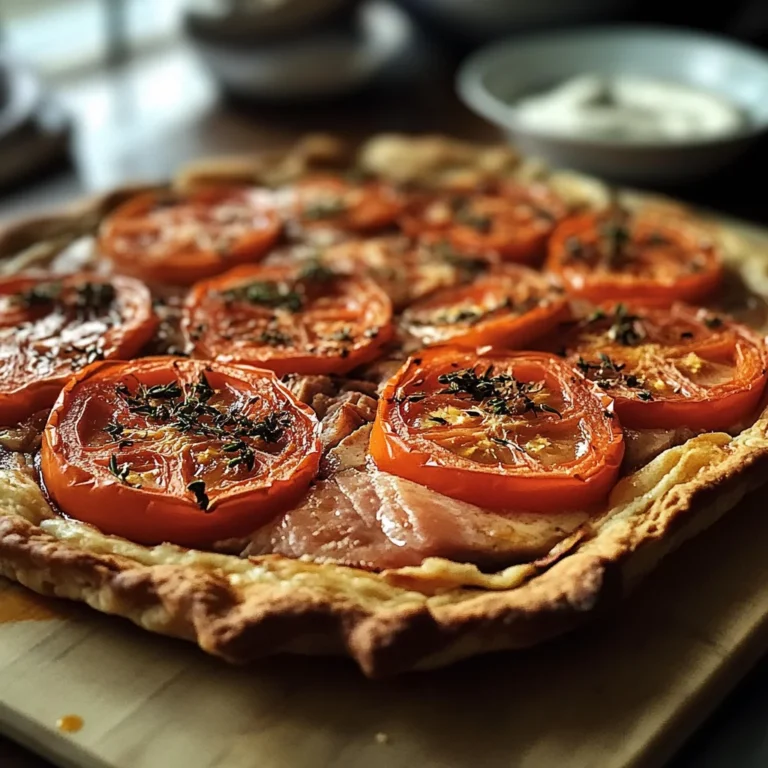 Tarte Thon Tomate et Moutarde : Une Recette Savoureuse et Facile à Réaliser