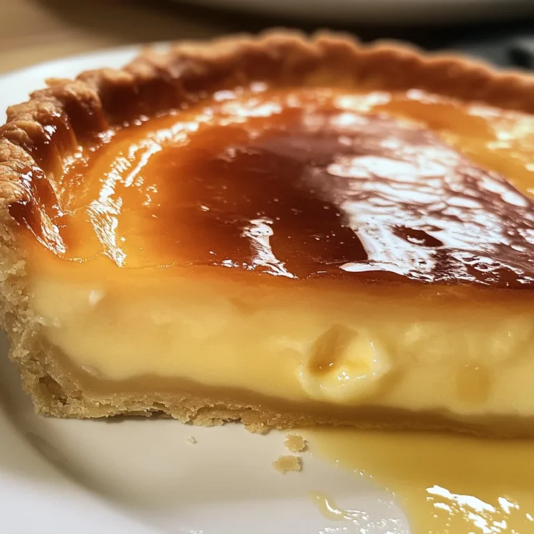 Tarte au Flan de Ma Grand-mère