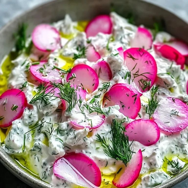 Tzatziki aux radis et herbes