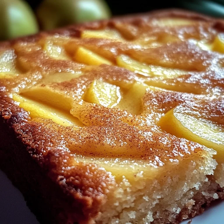 Cake aux pommes fondantes