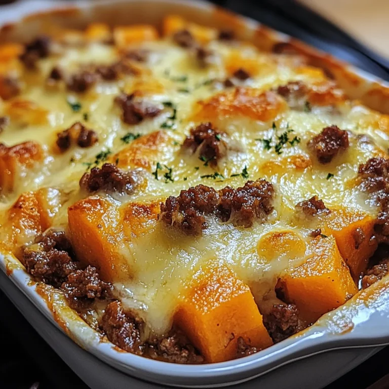 Gratin de patate douce et bœuf haché