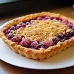 Tarte Crumble aux Framboises